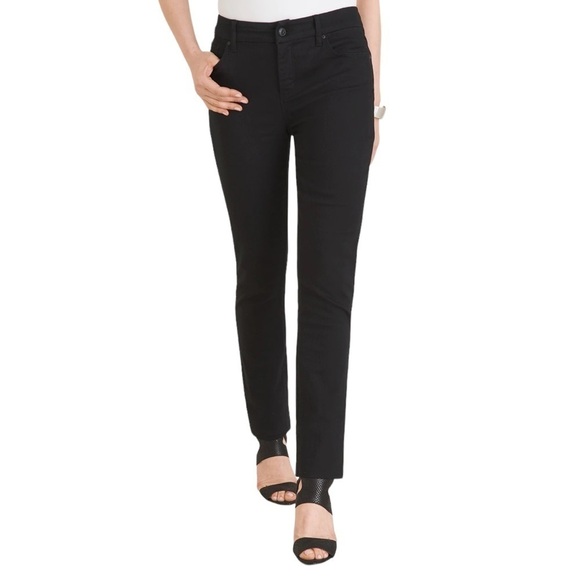 Chico’s fabulously black‎ jeggings size 2 - Picture 1 of 9